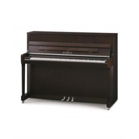 Kawai K 200 Piano Vertical Caoba y Blanco Pulido