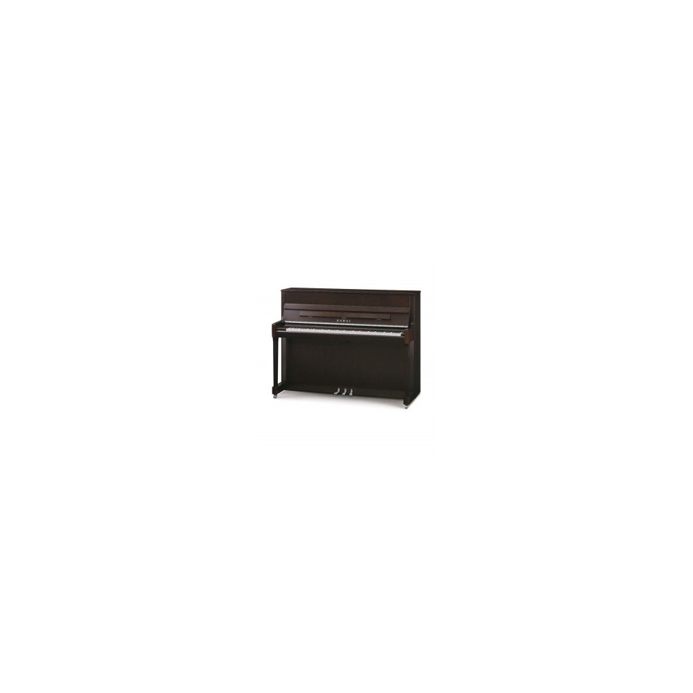 Kawai K 200 Piano Vertical Caoba y Blanco Pulido