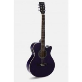Guitarra acústica  ADMIRA INDIANA MORADA BRILLO
